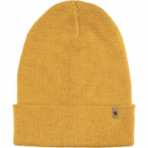 Fjällräven Men Classic Beanies Yellow PH8592 Philippines